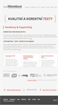 Mobile Screenshot of klimesova.cz